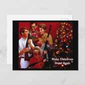 ヴィンテージ保守派 クリスマスを再び偉大にしよう シーズンポストカード (正面/裏面)