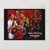 ヴィンテージ保守派 クリスマスを再び偉大にしよう シーズンポストカード (正面)