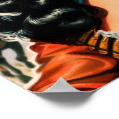 ヴィンテージ保安官ピンアップ ポスター (角)