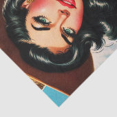 ヴィンテージ保安官ピンアップ 薄葉紙 (詳細)