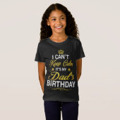 ヴィンテージ保落ち着けないパパの誕生日 Tシャツ (正面フル)