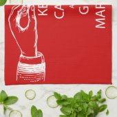 ヴィンテージ保落ち着け結婚したる キッチンタオル (折り畳み)