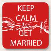 ヴィンテージ保落ち着け結婚したる コースター (正面)