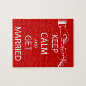 ヴィンテージ保落ち着け結婚したる ジグソーパズル (横)