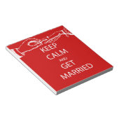 ヴィンテージ保落ち着け結婚したる ノートパッド (アングル)