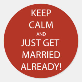 ヴィンテージ保落ち着け結婚したる ラウンドシール