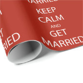 ヴィンテージ保落ち着け結婚したる ラッピングペーパー (ロールコーナー)