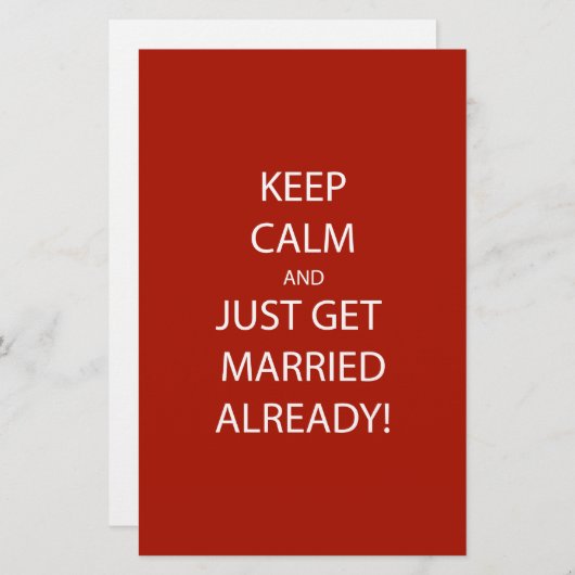 ヴィンテージ保落ち着け結婚したる 便箋 (正面/裏面)