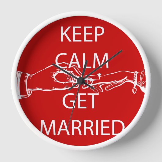 ヴィンテージ保落ち着け結婚したる 壁時計 (正面)