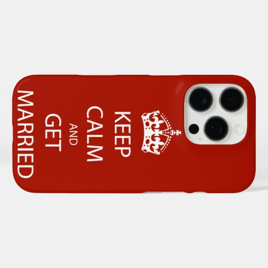 ヴィンテージ保落ち着け結婚したる Case-Mate iPhoneケース (裏面 (横))