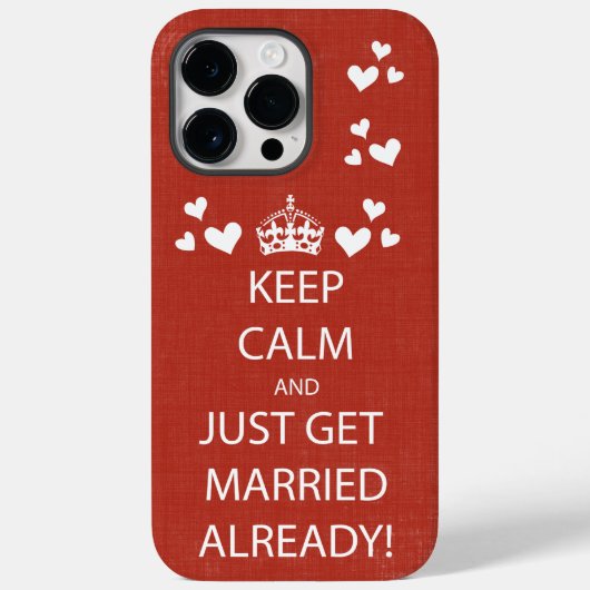 ヴィンテージ保落ち着け結婚したる Case-Mate iPhoneケース (裏面)