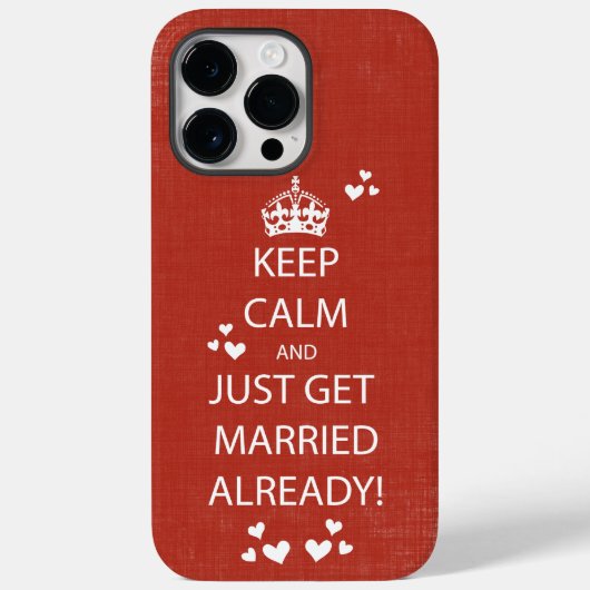 ヴィンテージ保落ち着け結婚したる Case-Mate iPhoneケース (裏面)