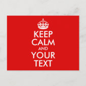 ヴィンテージ保赤平静とテキスト 案内ポストカード (正面)