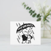 ヴィンテージ保険 ポストカード (スタンド正面)