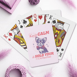 ヴィンテージ保Calm and Hold Your Chihuahua引用文 トランプ