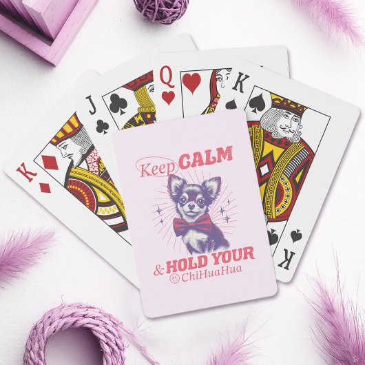 ヴィンテージ保Calm and Hold Your Chihuahua引用文 トランプ