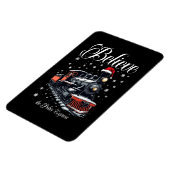 ヴィンテージ信じクリスマストレイン マグネット (左側)