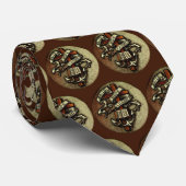 ヴィンテージ信仰の希望とチャリティシンボルタイ – ブラウン ネクタイ (ロール)