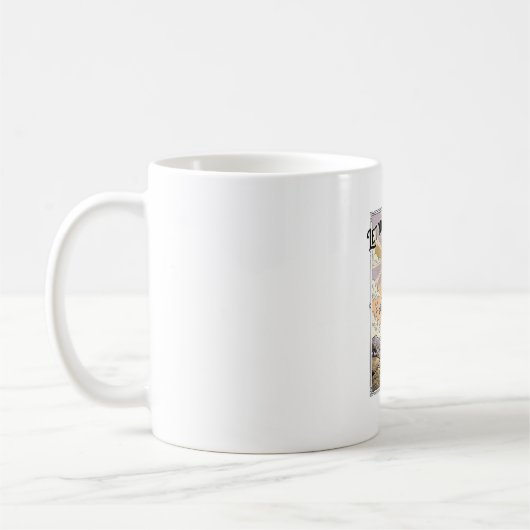 ヴィンテージ信仰を輝かせよう コーヒーマグカップ (左)