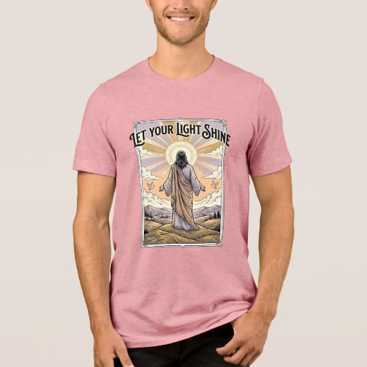 ヴィンテージ信仰を輝かせよう トライブレンドTシャツ (正面)