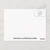 ヴィンテージ信仰希望ラブポストカード ポストカード (裏面)