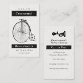 ヴィンテージ修理業務白黒 名刺 (正面/裏面)