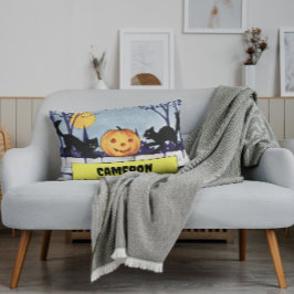 ヴィンテージ個人用猫カボチャのハロウィン ランバークッション