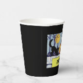 ヴィンテージ個人用猫カボチャのハロウィン 紙コップ (右)