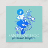 ヴィンテージ個人購買者 スクエア名刺 (正面)