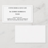 ヴィンテージ健康気にプロフェッショナル名刺 名刺 (正面/裏面)