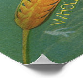 ヴィンテージ健康食品、全粒小麦パン ポスター (角)