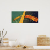 ヴィンテージ健康食品、全粒小麦パン ポスター (キッチン)