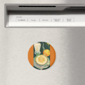 ヴィンテージ健康食品，飲料，健康的な朝食 マグネット (インサイチュ (食洗機))