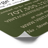 ヴィンテージ像、アンティークディーラー、店舗 ポスター (角)