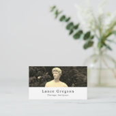 ヴィンテージ像、アンティークディーラー、店舗 名刺 (スタンド正面)