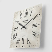 ヴィンテージ優雅な時計 スクエア壁時計 (傾斜)