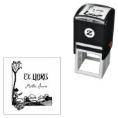 ヴィンテージ元ライブラリ蔵書票名帳読の セルフインキングスタンプ (インサイチュ)