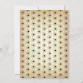 ヴィンテージ元素成人ハローウィンパーティ 招待状 (裏面)