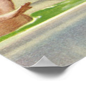 ヴィンテージ兄弟、子供、男の子は浴槽に飛び込んだ。 ポスター (角)