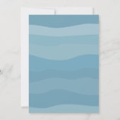 ヴィンテージ先ビーチ結婚式招待状 招待状 (裏面)