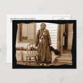 ヴィンテージ先住民アイアンウーマン ポストカード (正面/裏面)