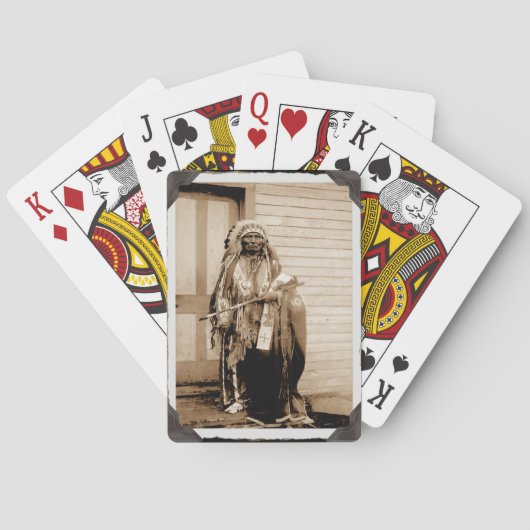 ヴィンテージ先住民アメリカの大きなタバコトランプ トランプ (裏面)