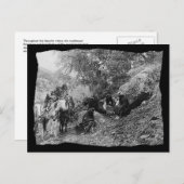 ヴィンテージ先住民アメリカのApacheストーリーテリング ポストカード (正面/裏面)