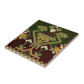 ヴィンテージ先住民アメリカインディアン南西部パターン タイル (側面)