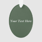 ヴィンテージ先住民アメリカンウーマンビレッジフォレスト オーナメント (裏面)