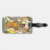 ヴィンテージ先住民アメリカンウーマンビレッジフォレスト ラゲッジタグ (裏面横)