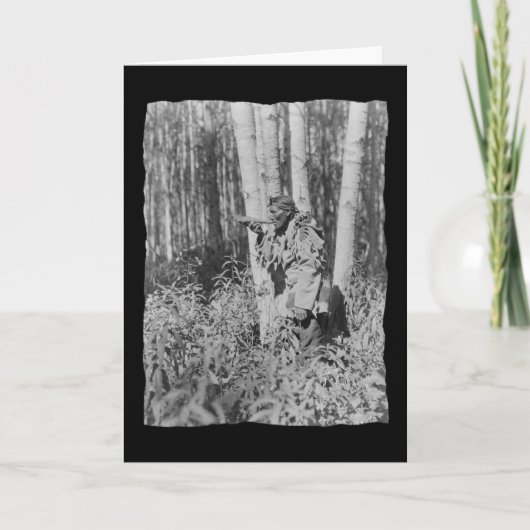 ヴィンテージ先住民アメリカンクレー カード (正面)