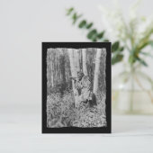 ヴィンテージ先住民アメリカンクレー ポストカード (スタンド正面)