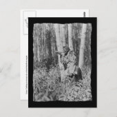 ヴィンテージ先住民アメリカンクレー ポストカード (正面/裏面)