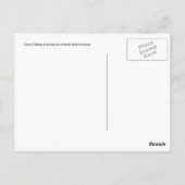 ヴィンテージ先住民アメリカンクレー ポストカード (裏面)